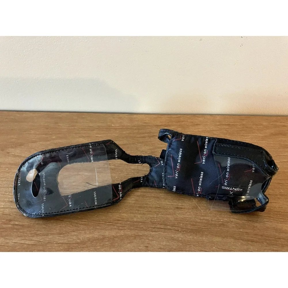 1990's Verizon Black Leather Belt Clip Holster PAGER COVER